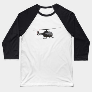 Black German Helicopter Baseball T-Shirt